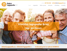 Tablet Screenshot of dobralogopedie.cz